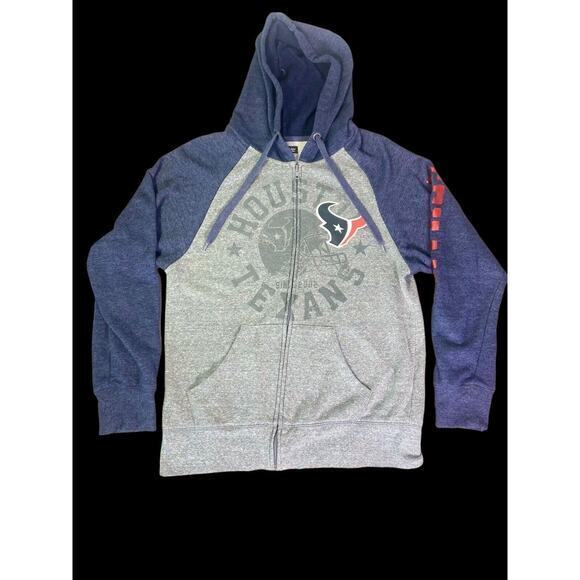 NFL HOUSTON TEXANS HOODIE WOMEN'S SIZE MEDIUM FULL ZIP UP POCKETS - Picture 5 of 10